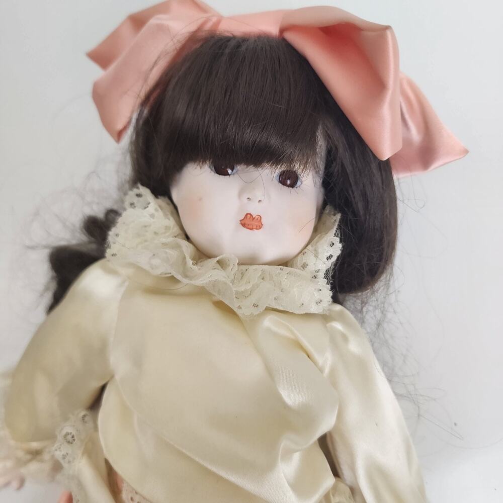 The Classics Collectible Dolls by RUSS Style #1630 Cecelia Porcelain Girl Doll